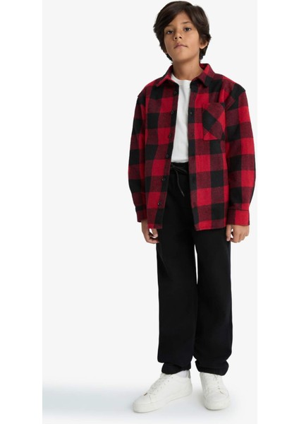 Erkek Çocuk Standart Paça Pelüş Astar Jogger Pantolon F1976A825WN