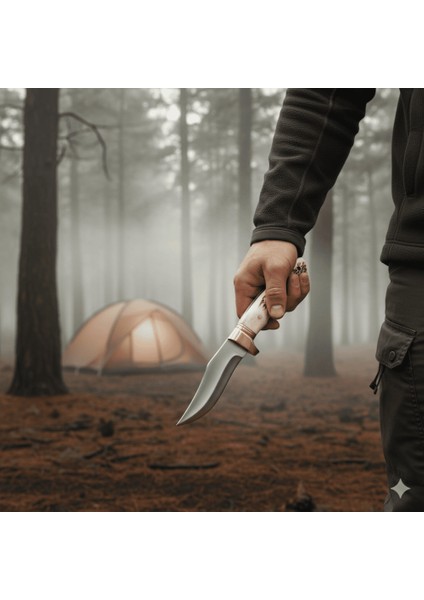 Premium Kutulu Geyik Boynuzu Saplı Isme Özel 4116 Kalite Paslanmaz Çelik Outdoor Avcı ve Kamp Bıçağı fiyatları