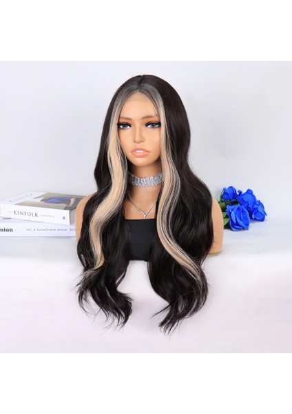 Koyu Kahverengi Perçemler Balköpüğü Tül Peruk modelleri