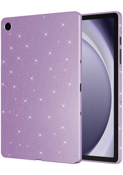 Galaxy Tab A9 Plus Simli Parlak Görünümlü Uyumlu Mbvo Tablet Koton Kılıf-Lila