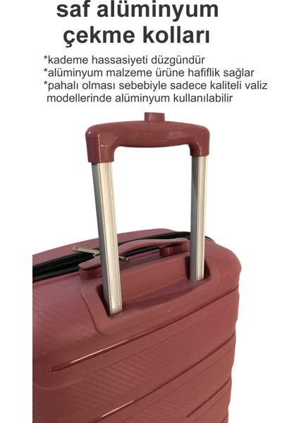Alfa ☆☆☆☆☆ 5 Yıldız Esnek Kauçuk Kırılmaz Büyük Boy Valiz 75 cm fırsatları