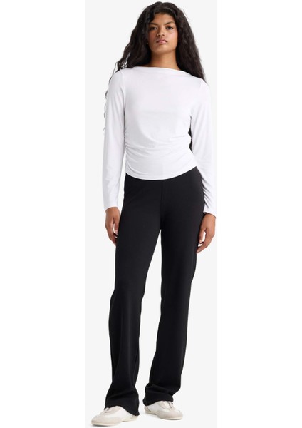 Flare Fit Geniş Paça Termal Tayt F2545AX25AU