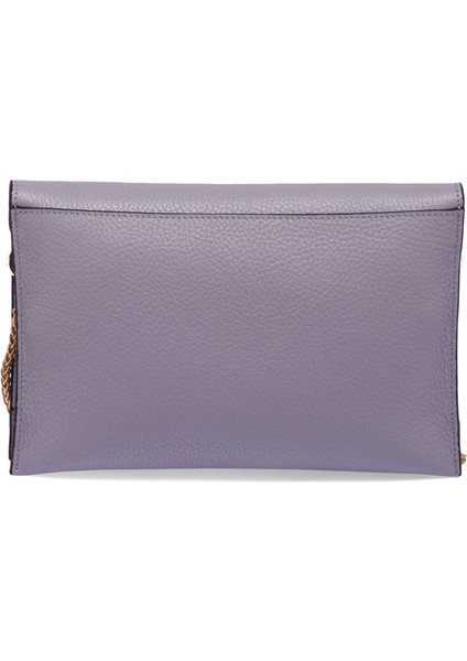 Lila Hakiki Deri Kadın Çapraz Askılı Çanta - S24Y1BC79475-P5M