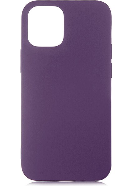 iPhone 12 Pro Uyumlu Mbvo Lsr Laaakan Kapak-Derin Mor
