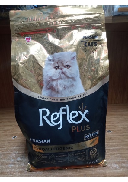 Hypoallergenıc Persian Kitten Yavru Kedi Mama Tavuklu 1.5 Kg+3 Paket Miss Kis Sos Içinde Tavuklu Kedi Yaş Mama