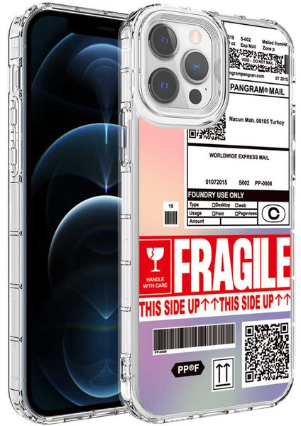 iPhone 14 Pro Max Kılıf Kamera Korumalı Renkli Desenli Sert Silikon Mbvo Korn Kapak-No5