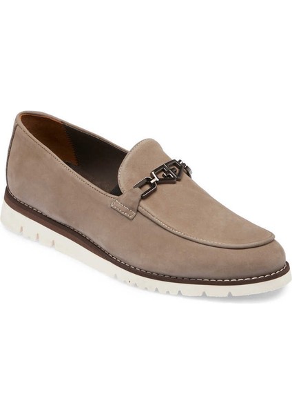Vizon Hakiki Nubuk Deri Erkek Loafer - E24I1AY56783-A65