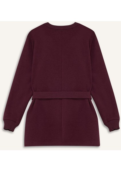 Regular Fit Bisiklet Yaka İçi Yumuşak Tüylü Selanik Kumaş Uzun Kollu Tunik F4156AX25SP