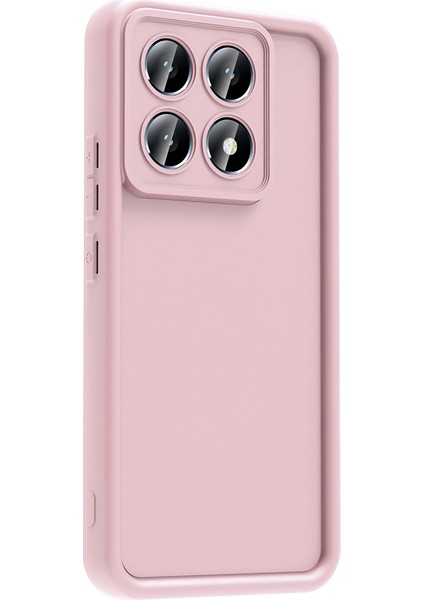 14T Pro Kılıf Kamera Korumalı Mbvo Ananas Kapak - Pembe modelleri