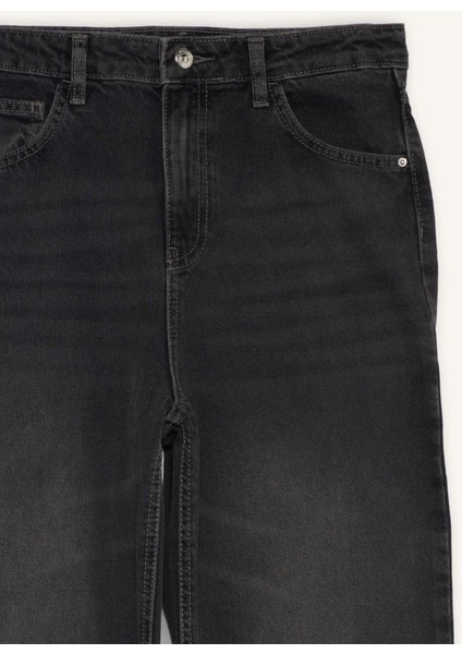 90's Wide Leg Yüksek Bel Uzun Jean Pantolon F2943AX25WN