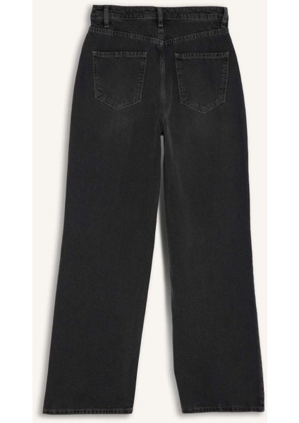 90's Wide Leg Yüksek Bel Uzun Jean Pantolon F2943AX25WN