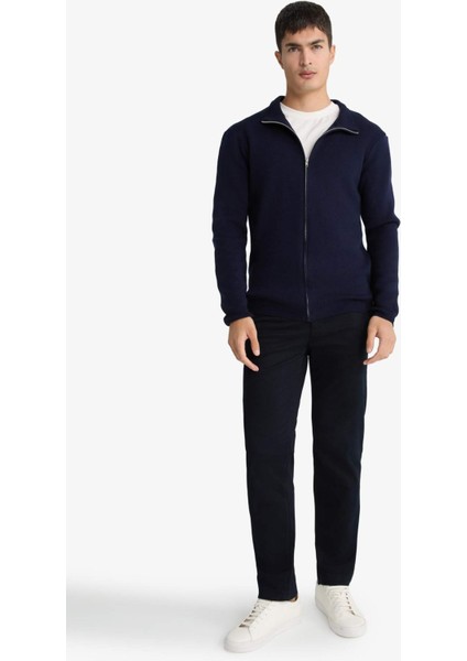 Regular Fit Düz Paça Chino Kanvas Pantolon E8064AX25AU