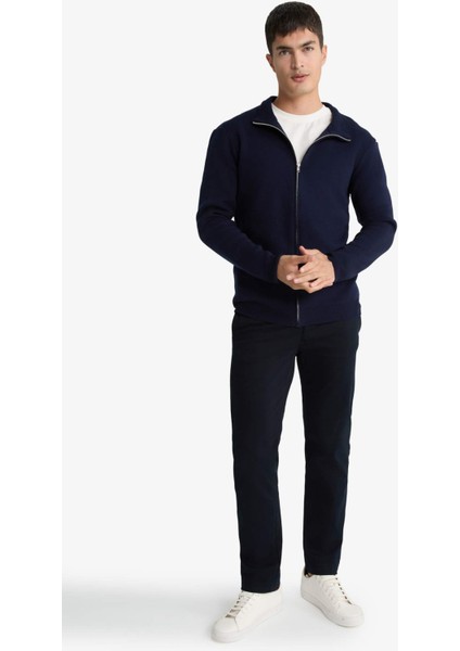 Regular Fit Düz Paça Chino Kanvas Pantolon E8064AX25AU