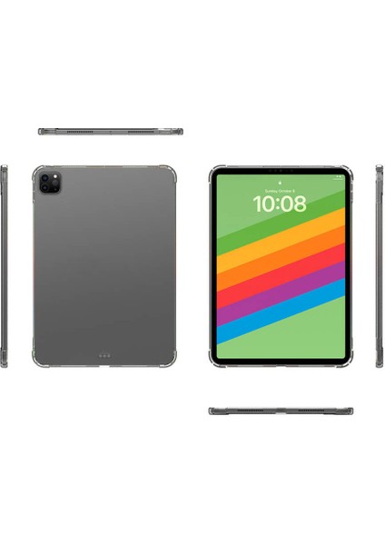 Apple iPad Pro 11 2024 Kılıf Uyumlu Mbvo Tablet Nitro Anti Shock Silikon Kapak-Şeffaf fiyatları