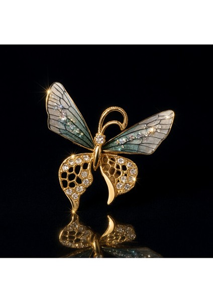 Aurora Kanatlar Kelebek Broş