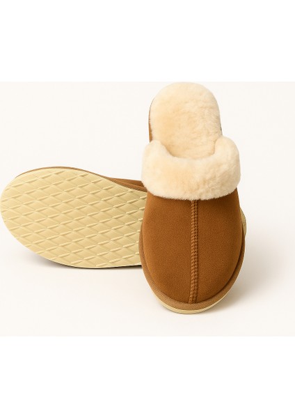 Nice For You Kadın Kürklü Pelüş Ev Terliği – Kalın Tabanlı, Yün Astarlı, Kışlık Cozy Isıtıcı Terlik fiyatları