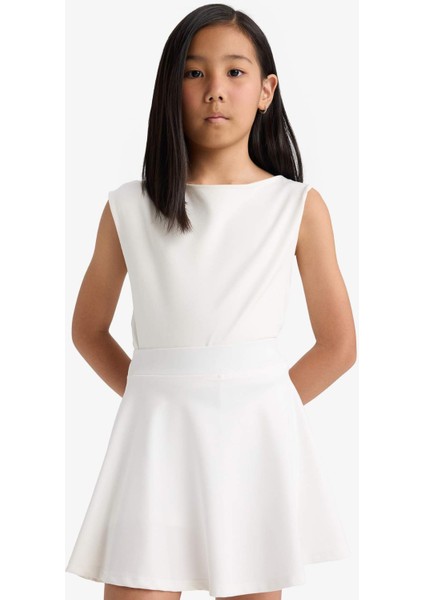 Kız Çocuk İçi Taytlı Etek E6506A825SM