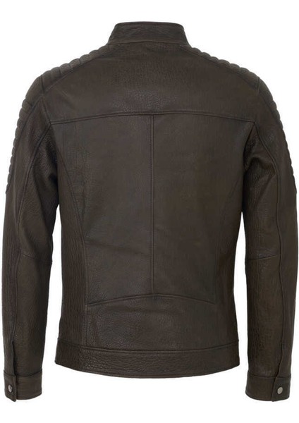 Haki Hakiki Deri Erkek Hakiki Deri Mont - E23KDM310538-R2X