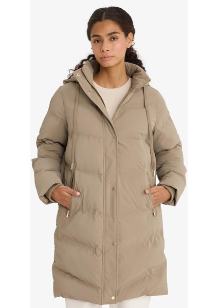 Regular Fit Kapüşonlu Fermuarlı Parka F2876AX25WN