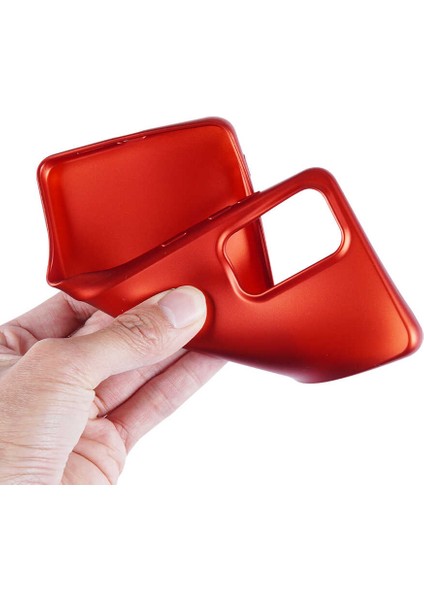 Galaxy A73 Kılıf Mbvo Premier Silikon Kapak-Kırmızı fiyatları