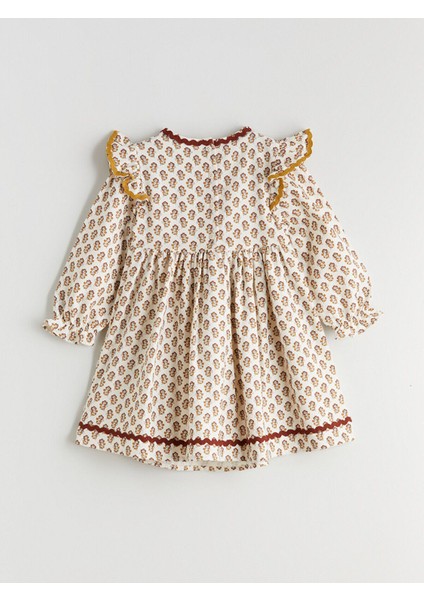 Lcw Yeni Sezon Lcw Kids Çiçekli ve Fırfırlı Kız Çocuk Elbise modelleri