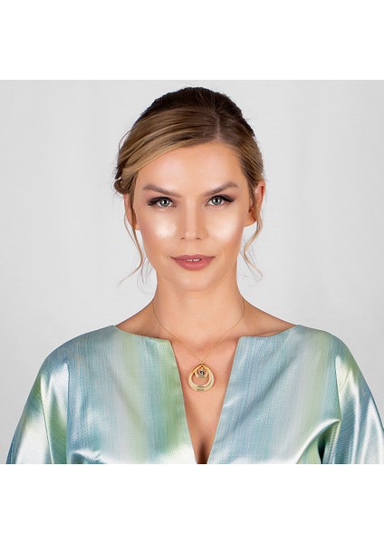 Isme Özel Yazılı Altın Renk 925 Ayar Gümüş Bayan Üç Damla Kolye fırsatları