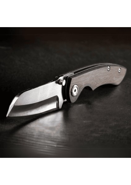 Afrika Sapelli Saplı Kilit Mekanizmalı Isme Özel Yazılı Dövme Çelikten Avcı Kamp Bıçağı - F112 fırsatları