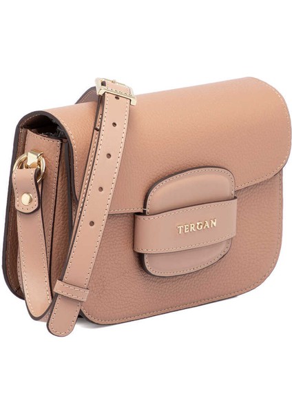 Pudra Hakiki Deri Kadın Çapraz Askılı Çanta - S24Y1BC79781-L4F
