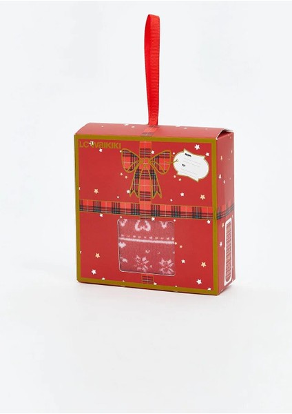 Yılbaşı Temalı Kız Çocuk Soket Çorap (W5)