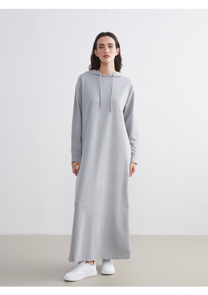 Lcw Yeni Sezon Peak Yeni Sezon Kapüşonlu Sweatshirt Elbise