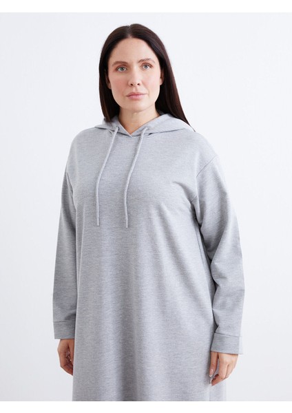 Lcw Yeni Sezon Peak Yeni Sezon Kapüşonlu Sweatshirt Elbise