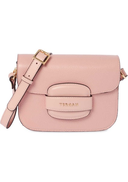 Pembe Hakiki Deri Kadın Çapraz Askılı Çanta - S24Y1BC79781-S9Y