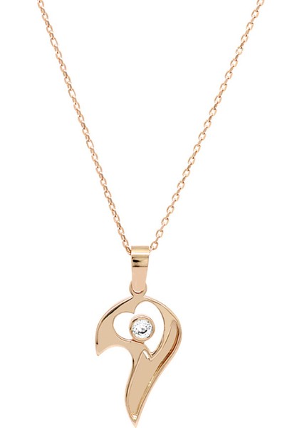 Zirkon Taşlı Altın Renk Isme Özel Yazılı 925 Ayar Gümüş Kalbimin Yarısı Kolye fiyatları