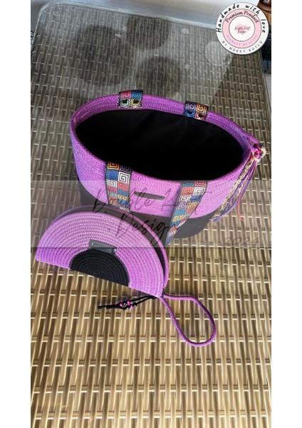 Gypsy 2li Takım Plaj Çantası , El Çantası Clutch, Totebag, Kadın, Yazlık Çanta