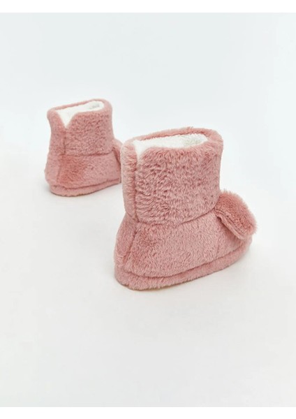 3D Aplikeli Nakış Detaylı Kız Çocuk Ev Botu (W5) indirimleri