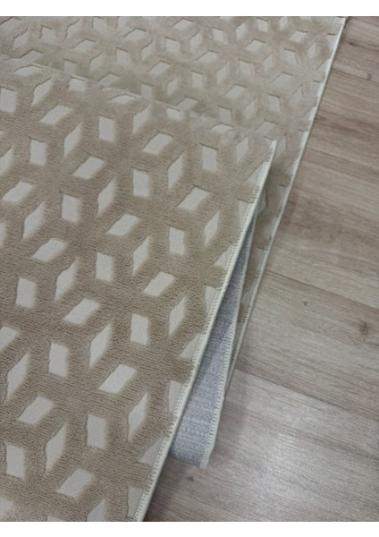 Camel Renk Geometrik Oyma Kabartma Desenli Pamuk Dokuma Tabanlı Lüks Makina Halısı fiyatları