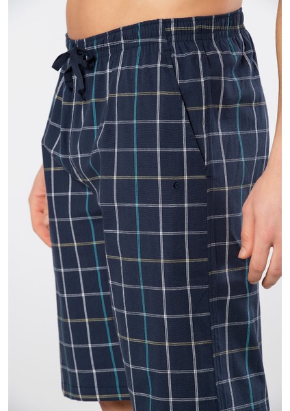 Erkek Dokuma Bermuda Tek Alt 2241/LACIVERT 8 modelleri