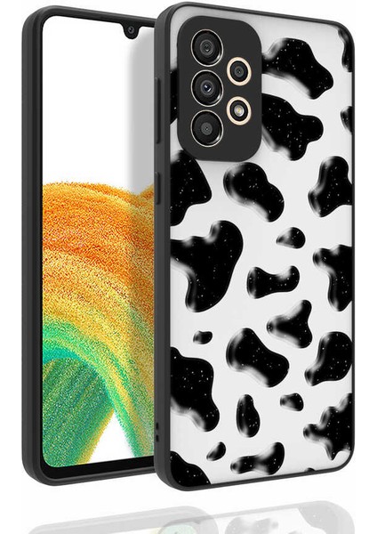 Galaxy A33 5g Kılıf Desenli Kamera Korumalı Parlak Mbvo Nora Kapak-No2