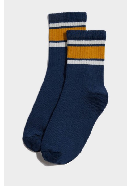 Erkek Çocuk 5'li Pamuklu Uzun Çorap
