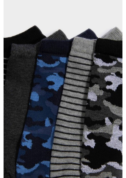 Erkek Çocuk 5'li Pamuklu Patik Çorap