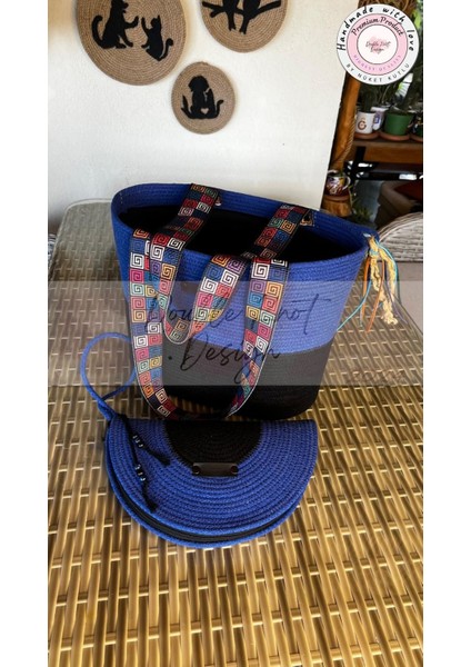 Gypsy 2li Takım Plaj Çantası , El Çantası Clutch, Totebag, Kadın, Yazlık Çanta