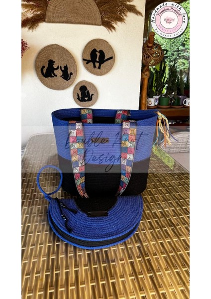 Gypsy 2li Takım Plaj Çantası , El Çantası Clutch, Totebag, Kadın, Yazlık Çanta modelleri