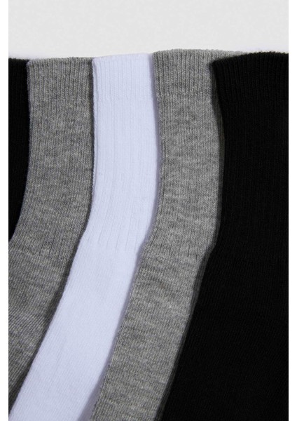 Erkek Çocuk 5'li Pamuklu Uzun Çorap