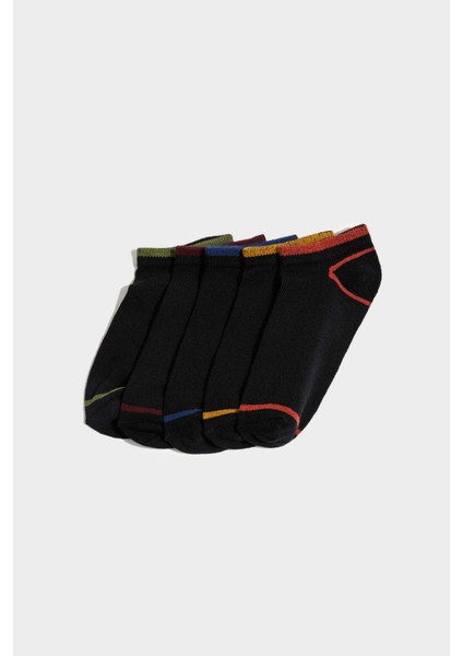 Erkek Çocuk 5'li Pamuklu Patik Çorap