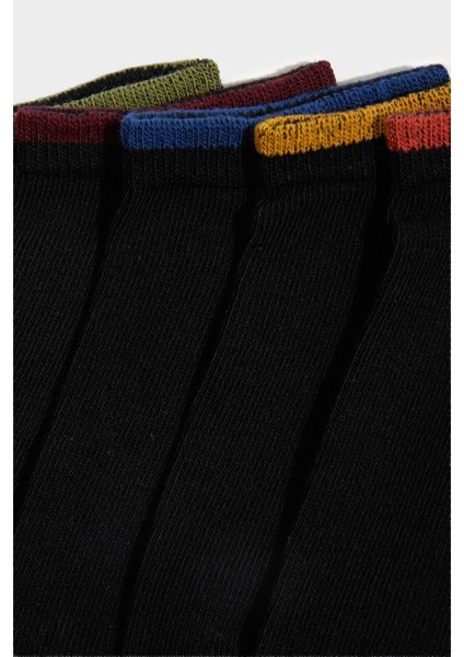 Erkek Çocuk 5'li Pamuklu Patik Çorap