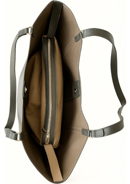 Kese Detaylı Deri Omuz ve Kol Çantası Ladin fiyatları