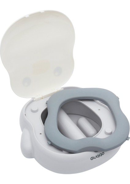 Penguen Lazımlık Katlanabilir Portatif Çocuk Tuvaleti Premium Seyahat Bebek Taşınabilir Lazımlığı Kolay Kurulum