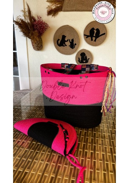 Gypsy 2li Takım Plaj Çantası , El Çantası Clutch, Totebag, Kadın, Yazlık Çanta