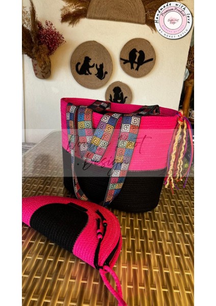 Gypsy 2li Takım Plaj Çantası , El Çantası Clutch, Totebag, Kadın, Yazlık Çanta fiyatları
