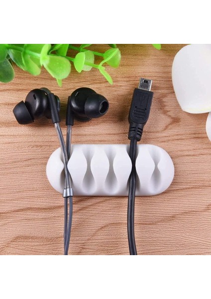 16 Parça Beyaz Yapışkanlı Kablo Organizer Düzenleyici Set Kolay Kullanımlı Çok Amaçlı Kablo Tutucu fırsatları